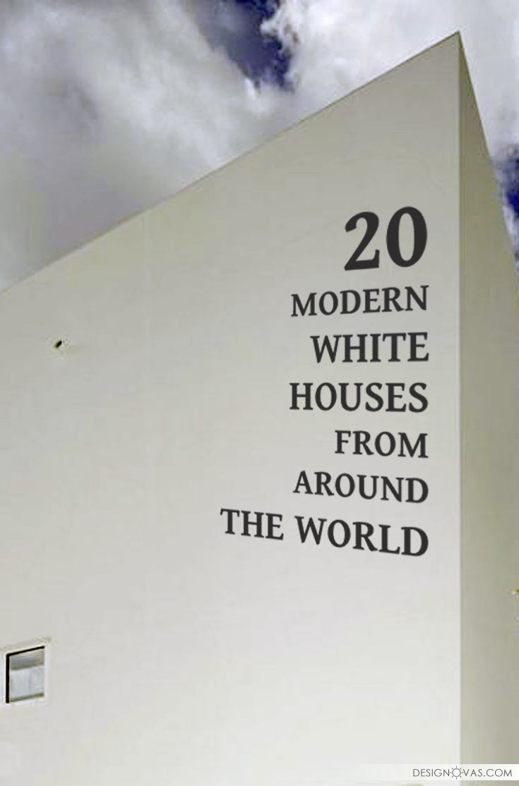 20 modern white houses